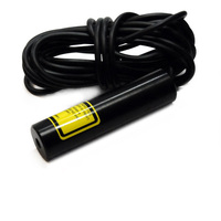 LH650-16-24(20x80)-PL-C1500: Isoliertes Linien Lasermodul, rot, 90°, 650nm, 16mW, 24V DC, 20x80mm, Klasse 1
