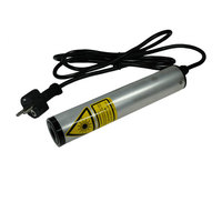 LB650-15-230(40x210): Isoliertes Linien Lasermodul, rot, 90°, 650nm, 15mW, 230V AC, 40x210mm, Klasse 1