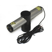 LB658-50-24(40x210): Isoliertes Linien Lasermodul, rot, 90°, 658nm, 50mW, 24V DC, 40x210mm, Klasse 2M