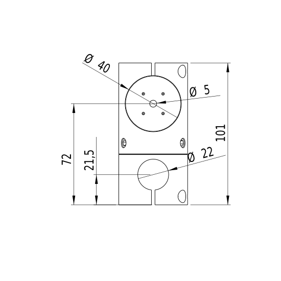 DD532-50-230(40x210)-DOE - Zeichnung Front