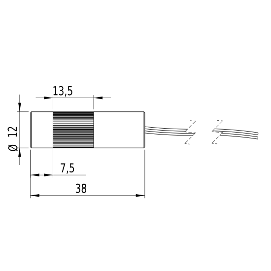 DD980-5-3(12x38)-DOE - Zeichnung
