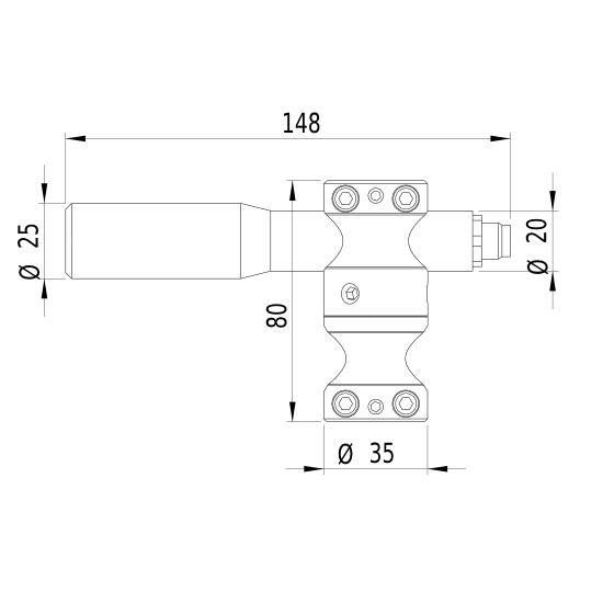 DD520-15-24(20x135)-M12-DOE - Zeichnung